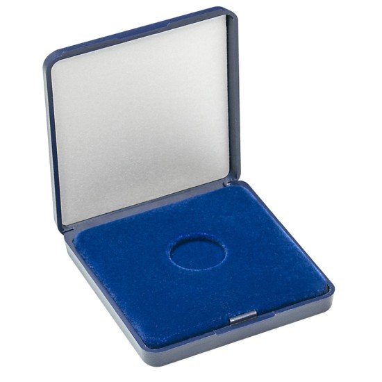 Lindner 2029-020 Monedero 20 mm con inserto de terciopelo azul