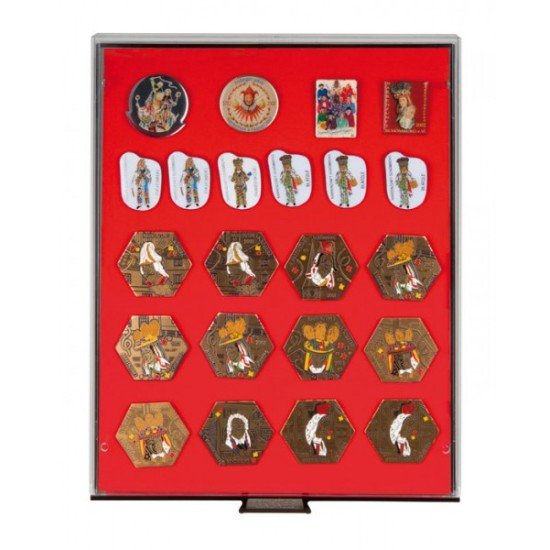 Lindner 2457 Bandeja de colección para Pins / Medallas
