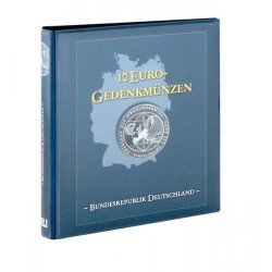 Lindner 1117-B tapa para álbum pre-impreso para monedas de colección de 10 euros Lindner 1117-B tapa para álbum pre-impreso para monedas de colección de 10 euros