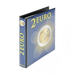 Lindner 1118R Carpeta de anillas para album para monedas conmemorativas de 2 Euros Lindner 1118R Carpeta de anillas para album para monedas conmemorativas de 2 Euros