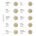 Lindner 1118-22 Hojas individuales para monedas conmemorativas de 2 Euros