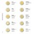 Lindner 1118-17 Hojas individuales para monedas conmemorativas de 2 Euros