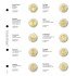 Lindner 1118-16 Hojas individuales para monedas conmemorativas de 2 Euros