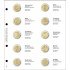 Lindner 1118-12 Hojas individuales para monedas conmemorativas de 2 Euros