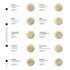 Lindner 1118-9 Hojas individuales para monedas conmemorativas de 2 Euros
