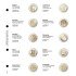 Lindner 1118-6 Hojas individuales para monedas conmemorativas de 2 Euros