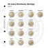 Lindner 1118-3 Hojas individuales para monedas conmemorativas de 2 Euros