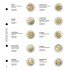 Lindner 1118-2 Hojas individuales para monedas conmemorativas de 2 Euros