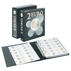 Lindner 3535E2 Album pre-impreso para monedas de 2 Euros Lindner 3535E2 Album pre-impreso para monedas de 2 Euros