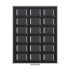 Lindner S2533-4K Bandejas para monedas Black Samt para cápsulas rectangulares