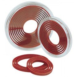 Lindner 2630P cápsulas 16-39 mm para monedas - adaptadores pequeños