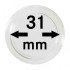 Lindner 2251031 Cápsulas 31 mm para bandejas pqte 100