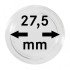 Lindner 2251275 Cápsulas 27,5 mm para bandejas pqte 100