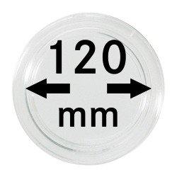 Lindner S22712000 Cápsulas 120 mm para monedas grandes y gruesas pqte 1 Lindner S22712000 Cápsulas 120 mm para monedas grandes y gruesas pqte 1