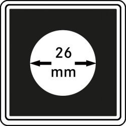 Lindner 2240026 Cápsulas Carrée 26 mm para monedas pqte 4 Lindner 2240026 Cápsulas Carrée 26 mm para monedas pqte 4