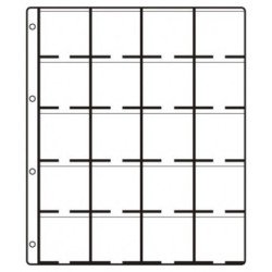 Lindner 8310 Hartberger hojas para monedas BIG pqte 10 Lindner 8310 Hartberger hojas para monedas BIG pqte 10
