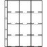 Lindner 8210 Hartberger hojas para monedas SMALL pqte 10