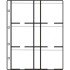 Lindner 8212 Hartberger hojas para monedas SMALL pqte 10