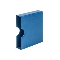 Lindner 810K-B Estuche con recortes, azul (para quilates Ringbinder)