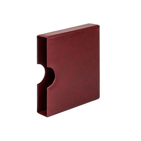 Lindner 810K-W Estuche con recortes, rojo vino (para quilates Ringbinder)