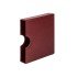 Lindner 810K-W Estuche con recortes, rojo vino (para quilates Ringbinder)