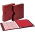 Lindner 1106EK-W karat álbum CLASSIC con estuche protector con recortes rojo vino