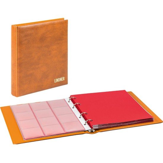 Lindner 1106M-H Karat Álbum de monedas CLASSIC bronceado