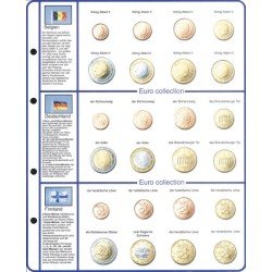 Lindner 8450-1 Página ilustrada: juegos de monedas EURO Lindner 8450-1 Página ilustrada: juegos de monedas EURO