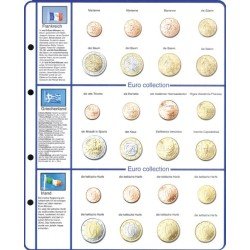 Lindner 8450-4 Página ilustrada: juegos de monedas EURO 