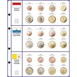Lindner 8450-13 Página ilustrada: juegos de monedas EURO Lindner 8450-13 Página ilustrada: juegos de monedas EURO