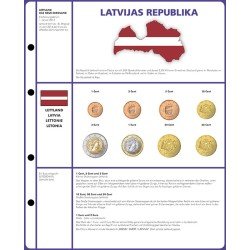 Lindner 8450-21 Página ilustrada: juegos de monedas EURO Lindner 8450-21 Página ilustrada: juegos de monedas EURO