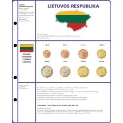Lindner 8450-22 Página ilustrada: juegos de monedas EURO Lindner 8450-22 Página ilustrada: juegos de monedas EURO