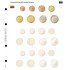 Lindner 1108-22 karat Página ilustrada para juegos de monedas EURO