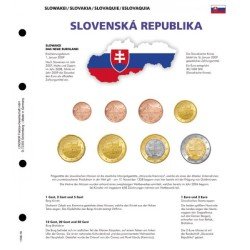 Lindner 1109-19 karat Página ilustrada para juegos de monedas EURO Lindner 1109-19 karat Página ilustrada para juegos de monedas EURO
