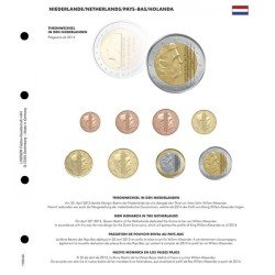 Lindner 1109-50 karat Página ilustrada para juegos de monedas EURO Lindner 1109-50 karat Página ilustrada para juegos de monedas EURO
