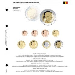 Lindner 1109-51 karat Página ilustrada para juegos de monedas EURO Lindner 1109-51 karat Página ilustrada para juegos de monedas EURO