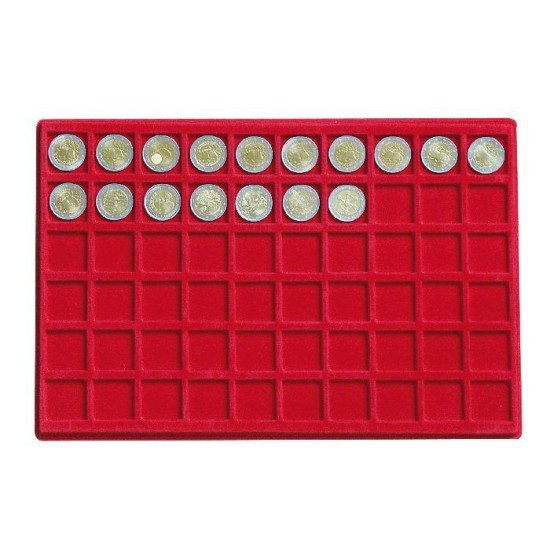 Lindner 2329-60 Bandeja para 60 monedas hasta 27 mm Ø 