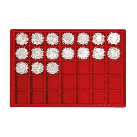 Lindner 2329-35 Bandeja para 35 monedas hasta 39 mm Ø 