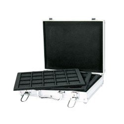 Lindner S2307-S2120CE Maletín de aluminio para 120 monedas Lindner S2307-S2120CE Maletín de aluminio para 120 monedas