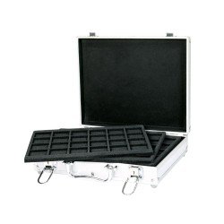 Lindner S2307-S2124CE Maletín de aluminio para 144 monedas Lindner S2307-S2124CE Maletín de aluminio para 144 monedas