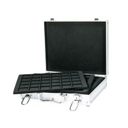 Lindner S2307-S2115CE Maletín de aluminio para 180 monedas Lindner S2307-S2115CE Maletín de aluminio para 180 monedas