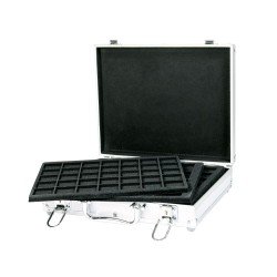 Lindner S2307-S2135CE Maletín de aluminio para 210 monedas Lindner S2307-S2135CE Maletín de aluminio para 210 monedas