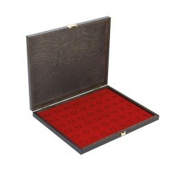Lindner S2491-2906E Estuche Carus-1 de madera auténtica Lindner S2491-2906E Estuche Carus-1 de madera auténtica