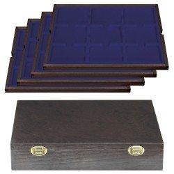 Lindner 2494-19M Estuche Carus-4 63 x 85 mm de madera auténtica Lindner 2494-19M Estuche Carus-4 63 x 85 mm de madera auténtica
