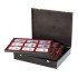 Lindner 2494-19 Estuche Carus-4 63 x 85 mm de madera auténtica