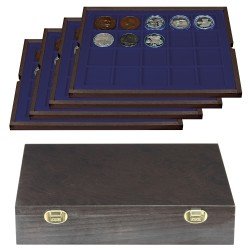 Lindner 2494-2M Estuche Carus-4 47 x 47 mm de madera auténtica Lindner 2494-2M Estuche Carus-4 47 x 47 mm de madera auténtica