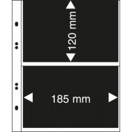 Lindner MU1404 Hojas Multi Collect con 2 bolsillos (185 x 120 mm)