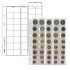 Lindner MU40R Hojas Multi Collect para 5 juegos de monedas EURO con cada 8 monedas