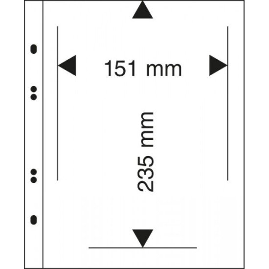Lindner MU1330 Hojas Multi Collect con 1 bolsillo (151 x 235 mm) Lindner MU1330 Hojas Multi Collect con 1 bolsillo (151 x 235 mm)