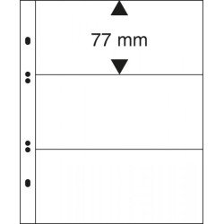 Lindner MU1313 Hojas Multi Collect con 3 tiras (77 mm) por página Lindner MU1313 Hojas Multi Collect con 3 tiras (77 mm) por página